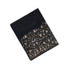 Floral Jaal Black Fabric