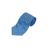 Blue Silk Printed Tie