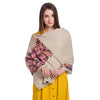 Floral Embroidered Cashmere Shawl