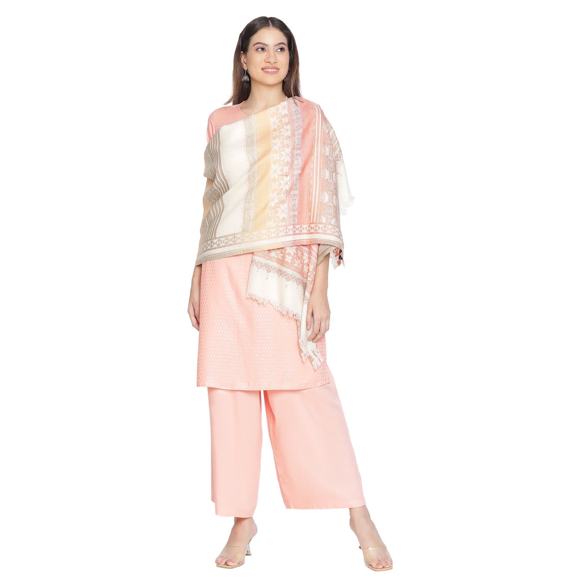 Wool Woven Design Zoya Ethnic Shawl