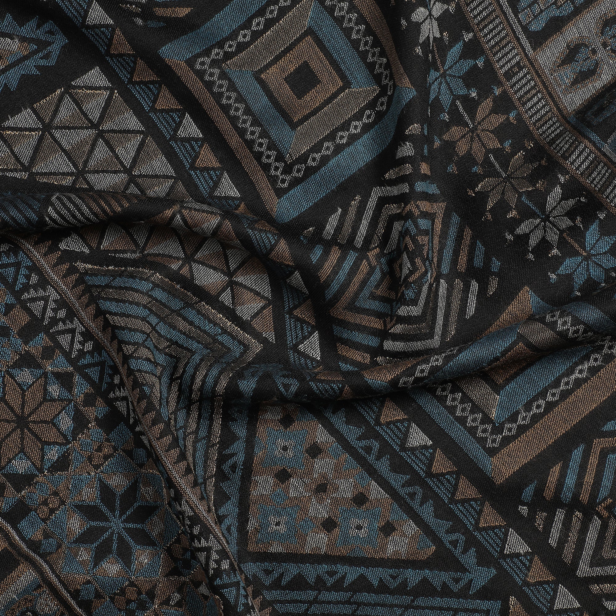Exquisite Wool Woven Design Multicolor Shawl