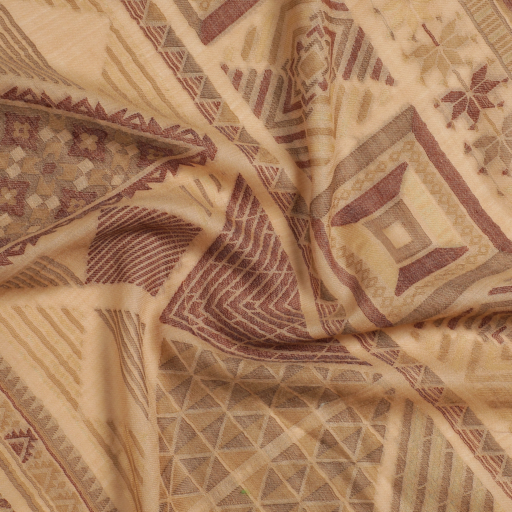 Exquisite Wool Woven Design Multicolor Shawl