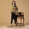 Sakina Woven Design Graceful Woolen Metal Drape Shawl