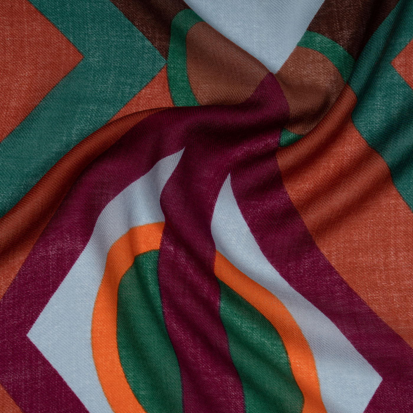 Building Blocks Green Shawl