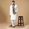 Haider Mehandi Wool Metallic Jacquard Muffler