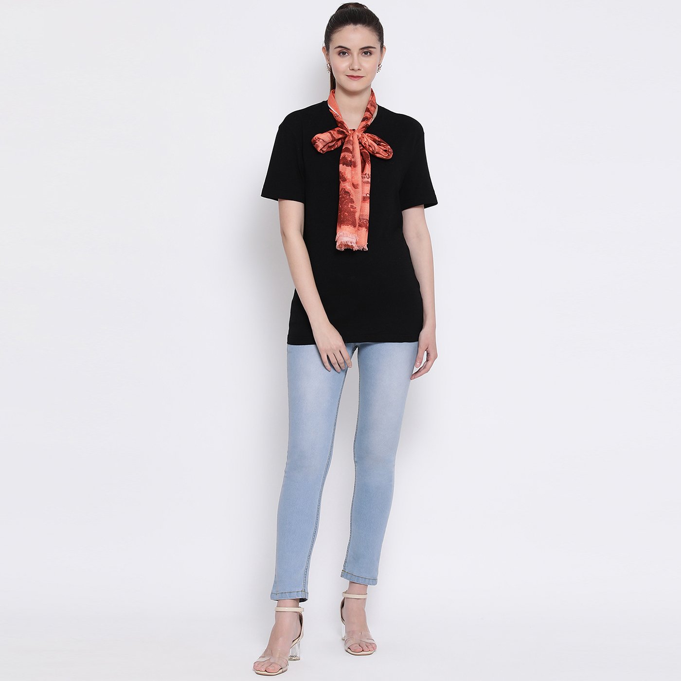 printed summer cotton stoles for ladies - Shingora