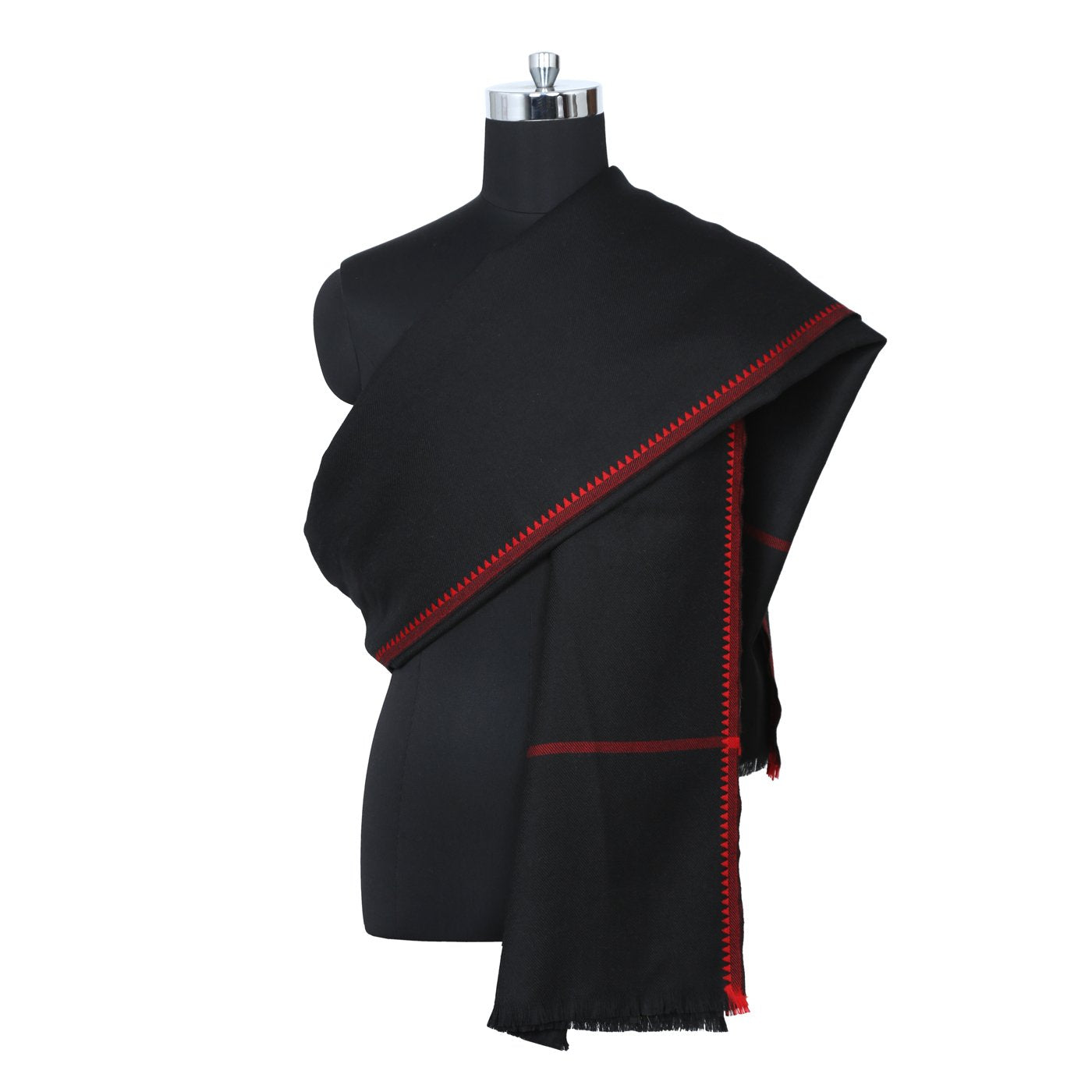 Charming And Refined-Black Lohi Shawl
