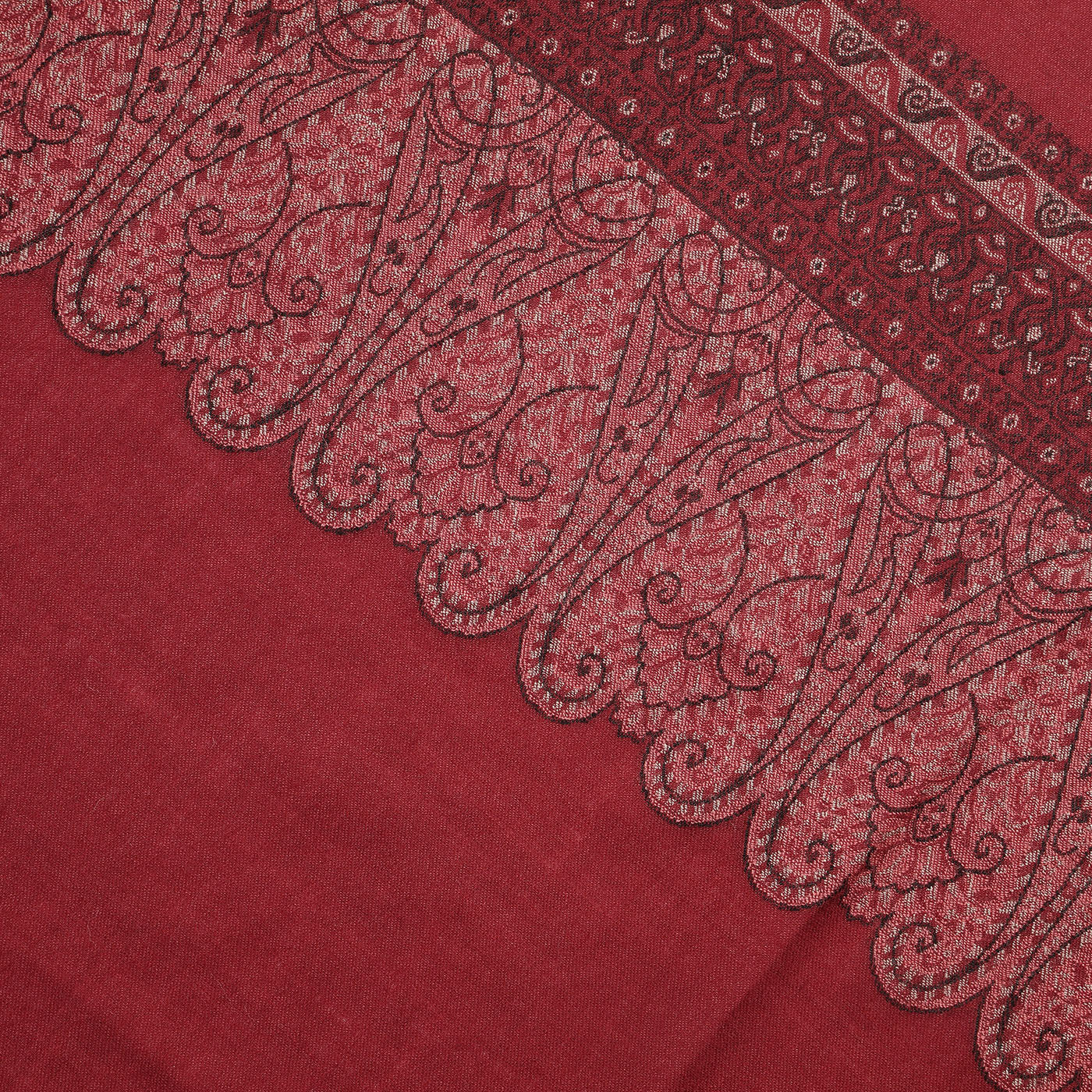 Amir Dark Marron Wool Jacquard Lohi