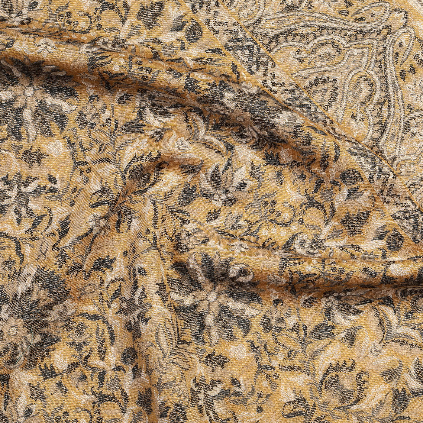 Asim Mustard Wool Jacquard Lohi