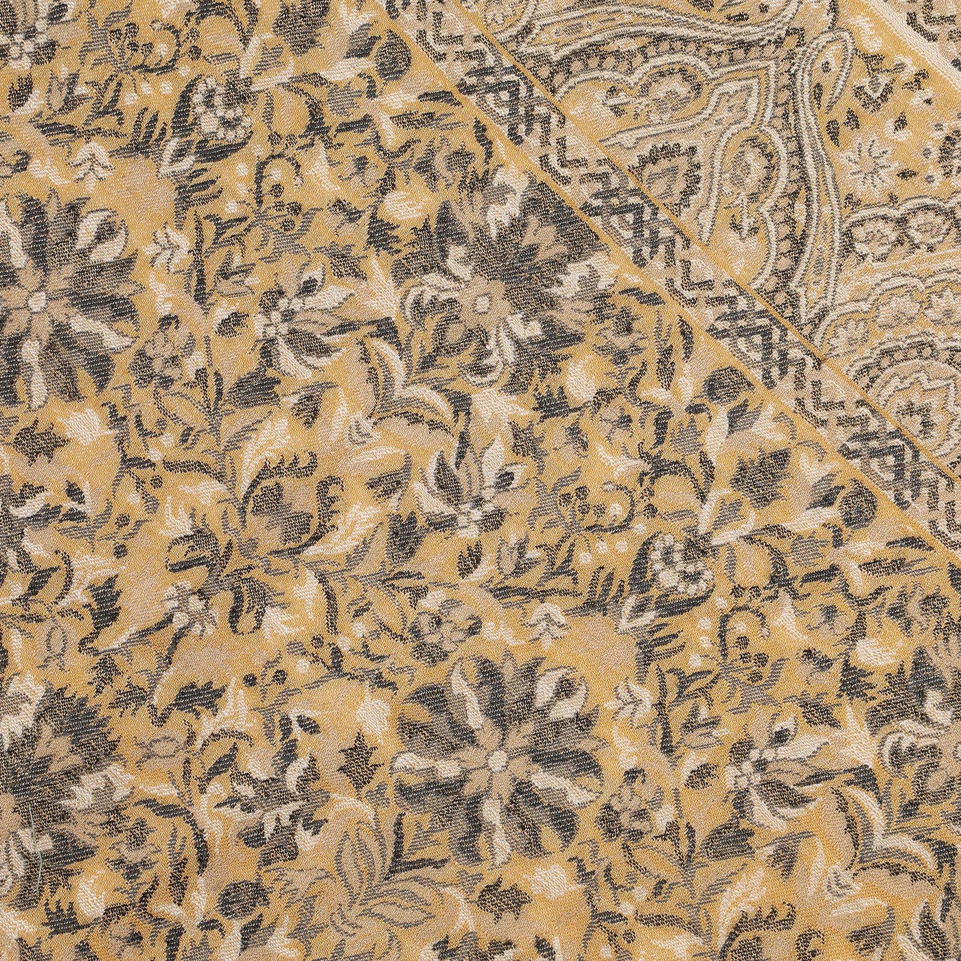 Asim Mustard Wool Jacquard Lohi