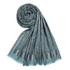 Asim Sky Blue Wool Jacquard Lohi