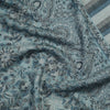 Asim Sky Blue Wool Jacquard Lohi