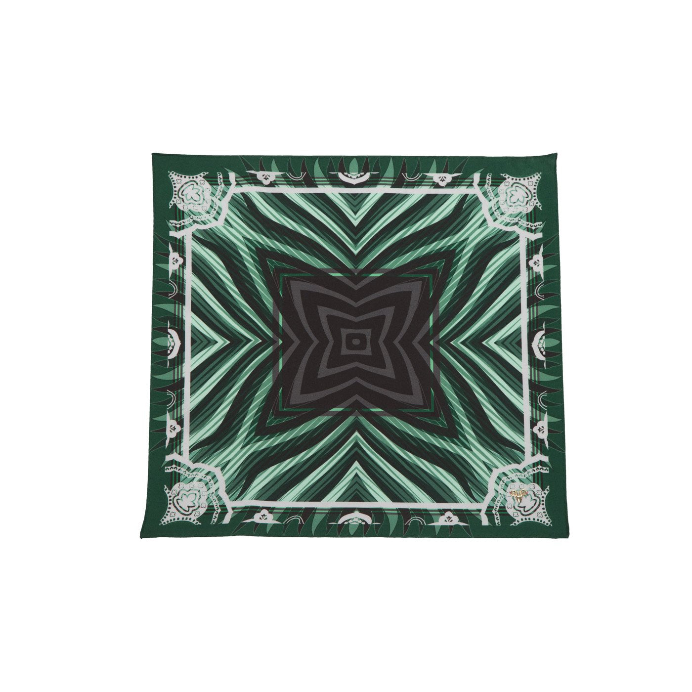 Digital Mirror Printed Silk Pocket Square