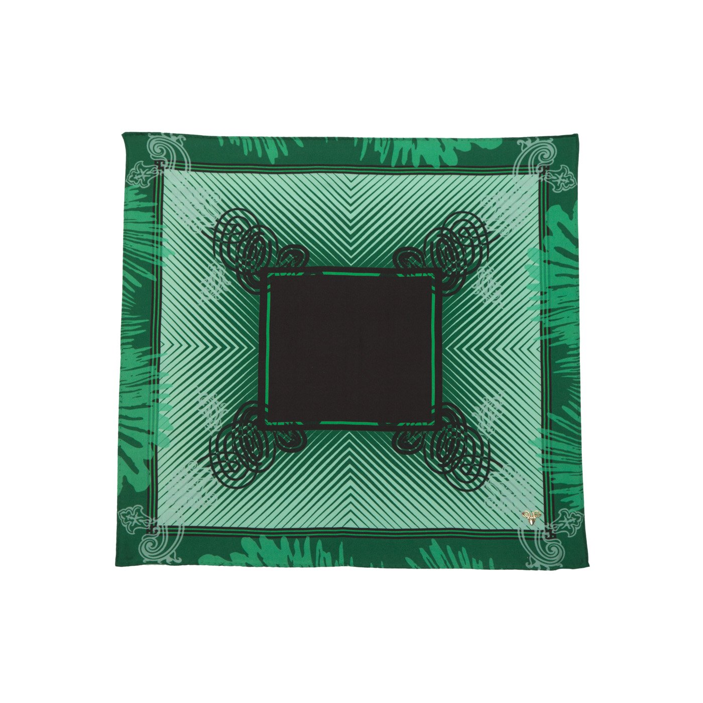 Digital Mirror Printed Silk Pocket Square