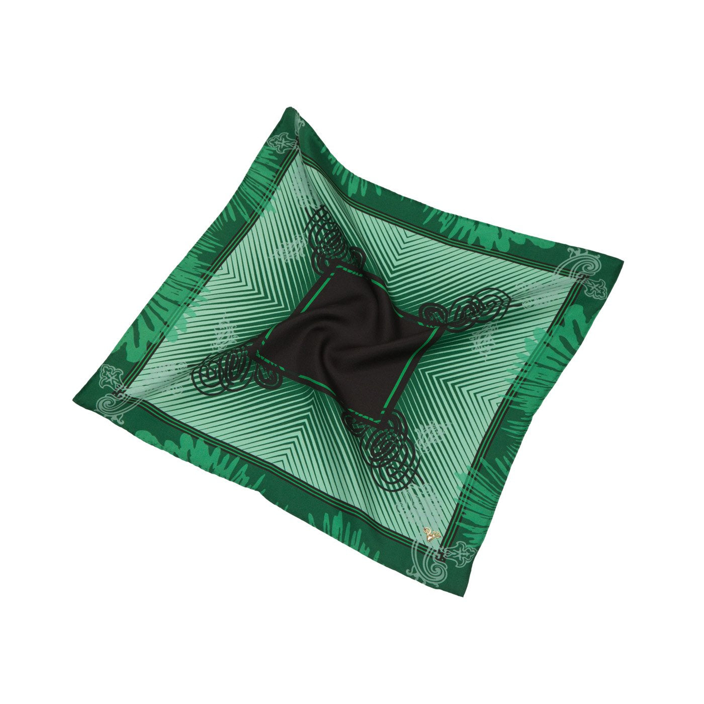 Digital Mirror Printed Silk Pocket Square