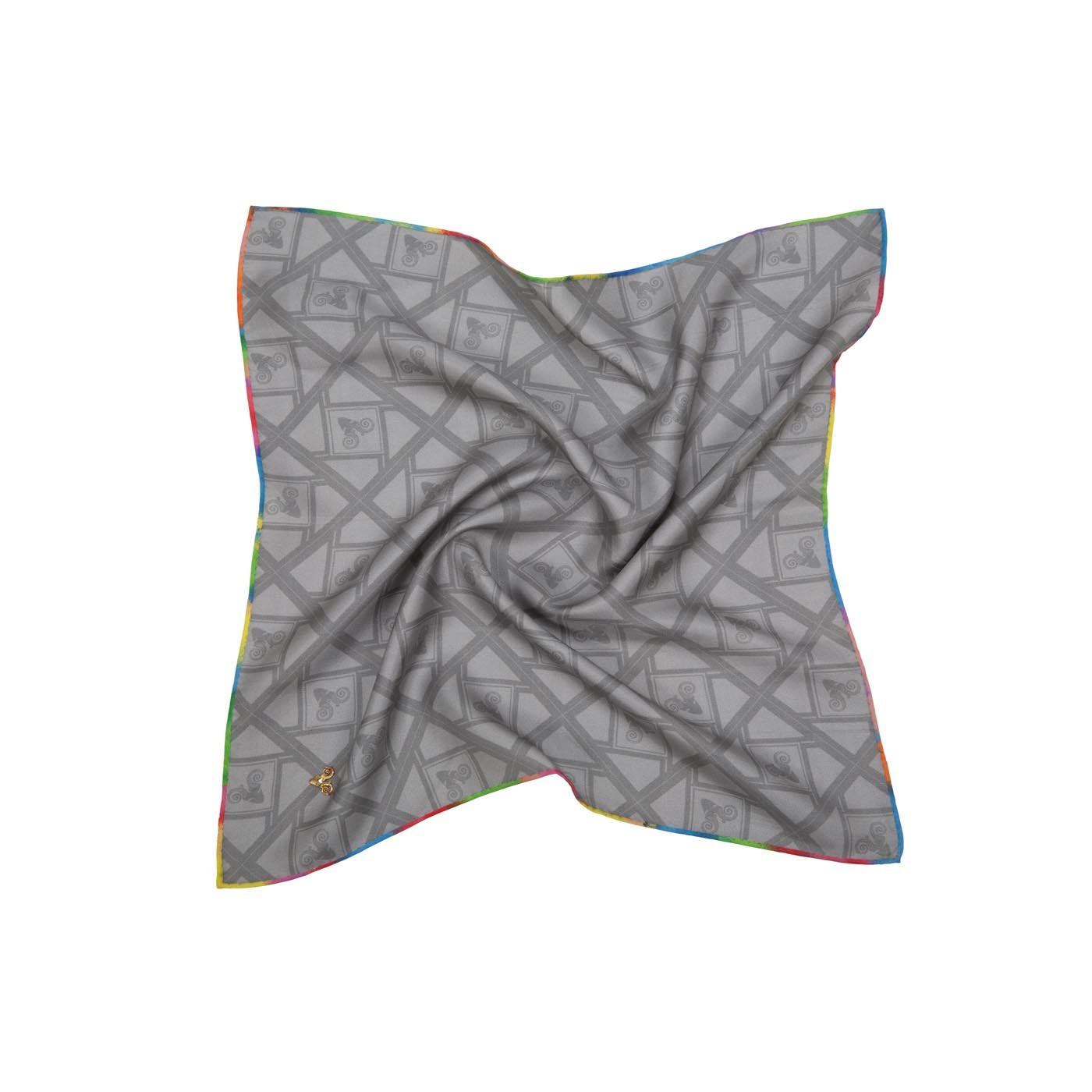 Edgy Solid Ram Silk Pocket Square