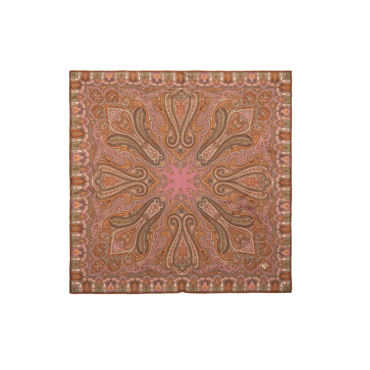 Graffiti Agra Silk Pocket Square