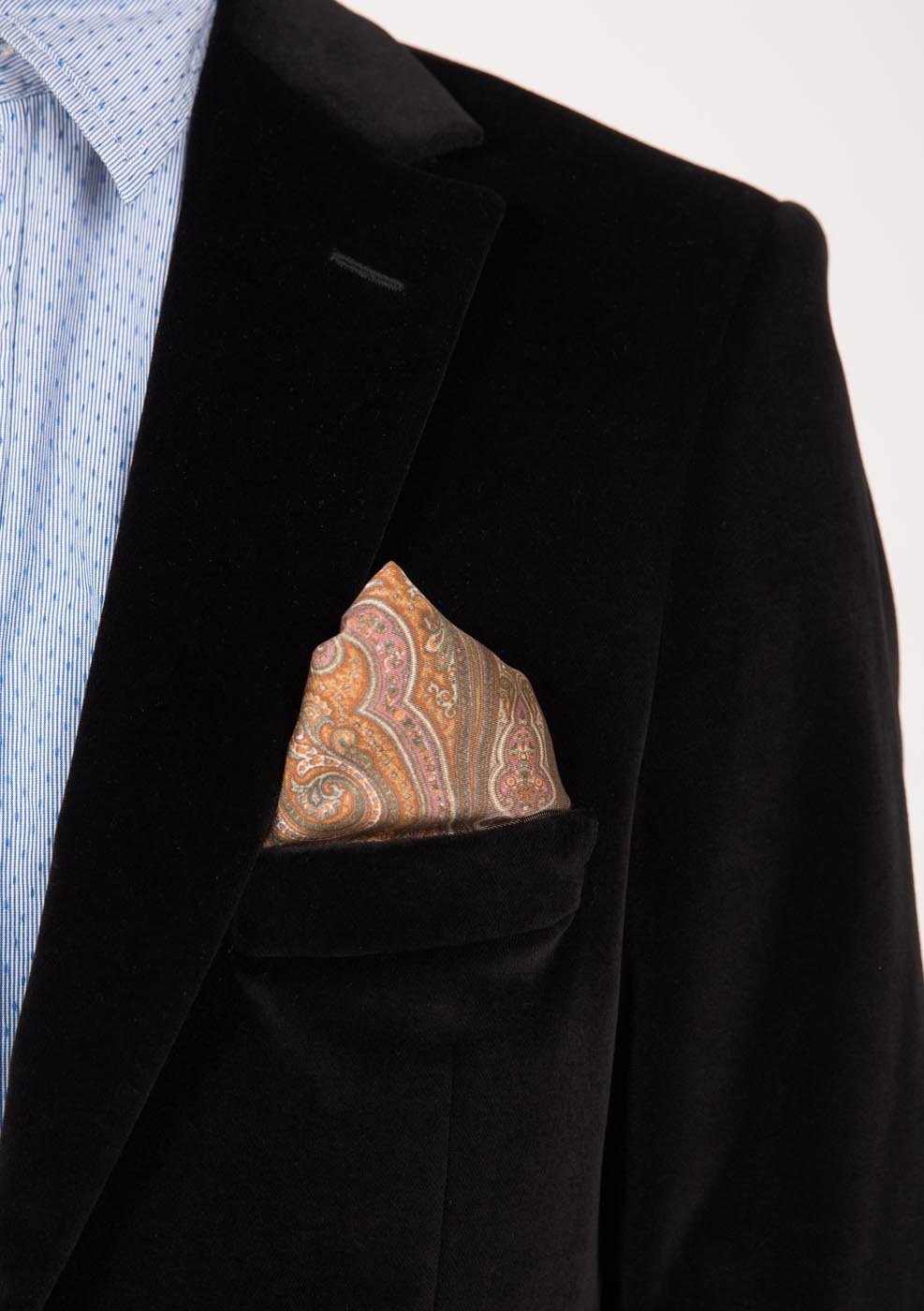 Graffiti Agra Silk Pocket Square