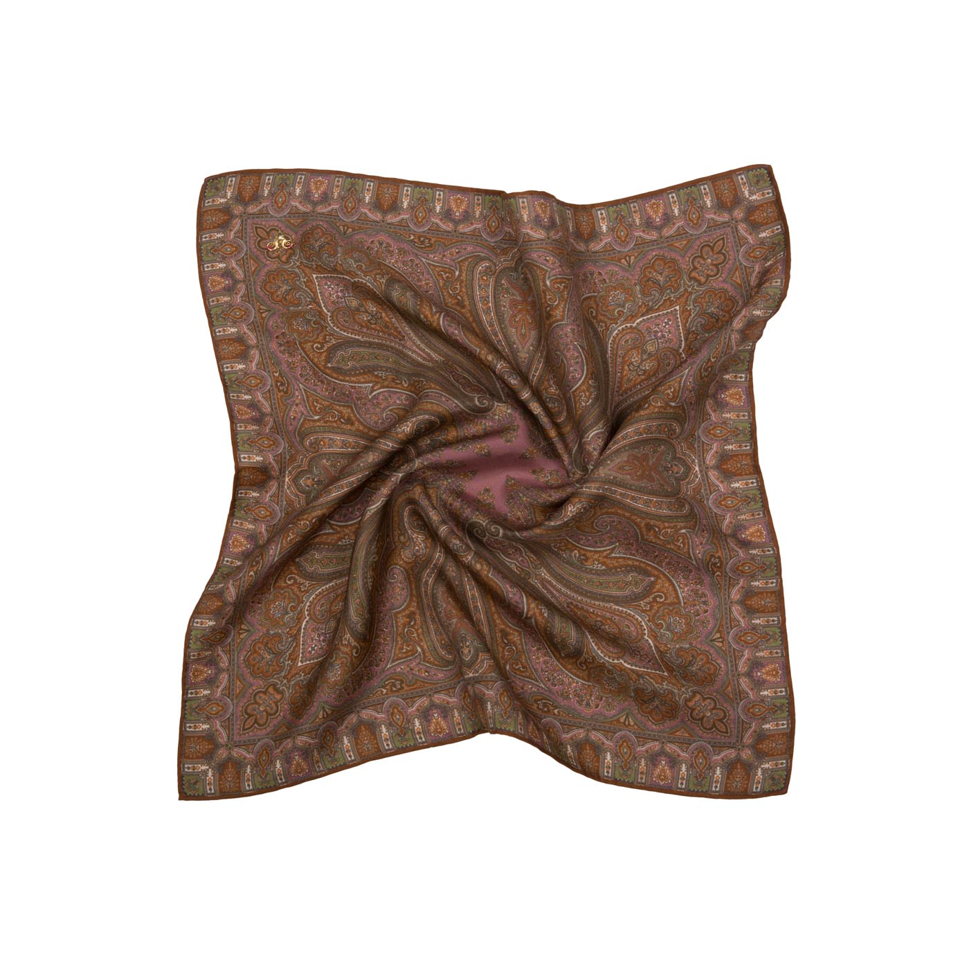 Graffiti Agra Silk Pocket Square