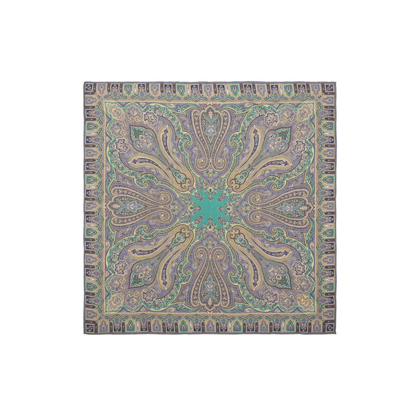 Graffiti Agra Silk Pocket Square