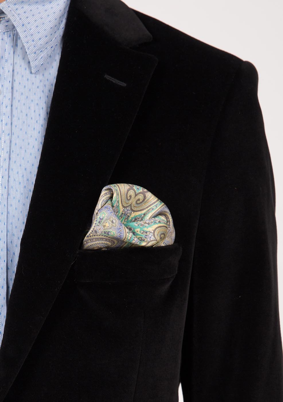 Graffiti Agra Silk Pocket Square