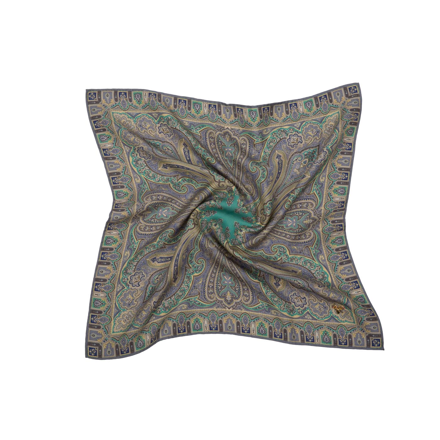 Graffiti Agra Silk Pocket Square