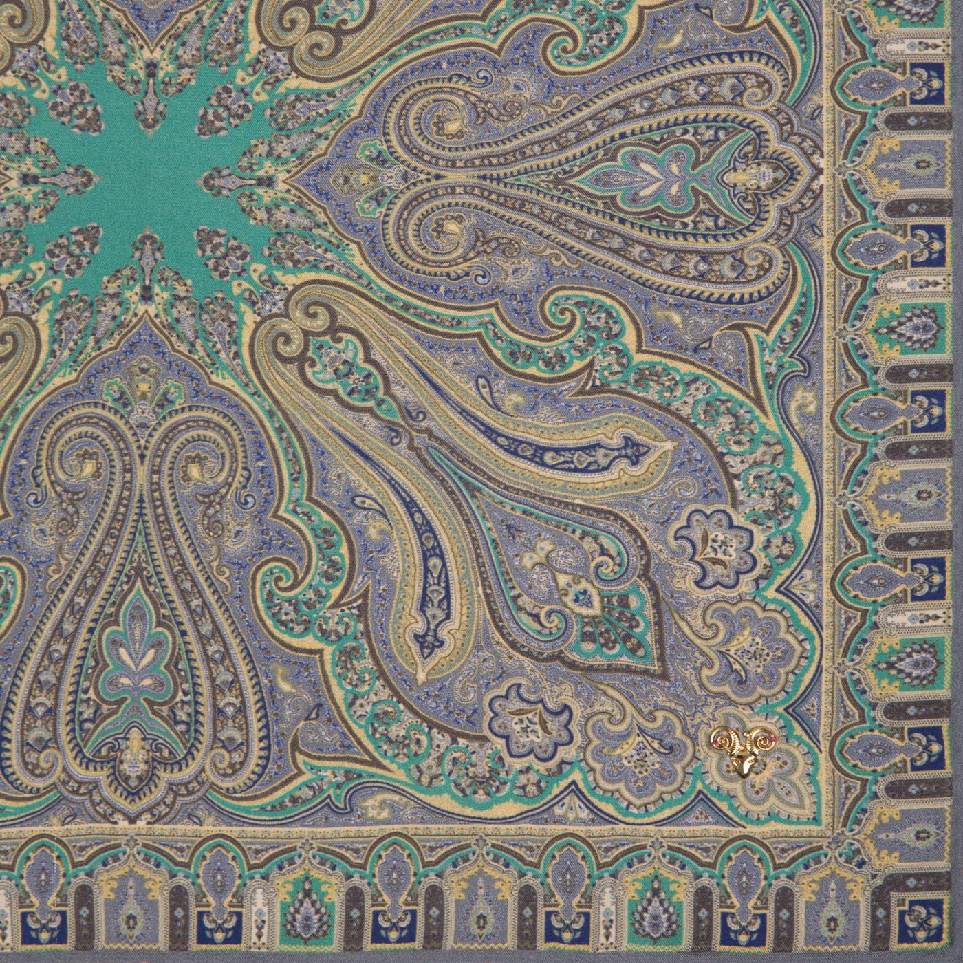 Graffiti Agra Silk Pocket Square