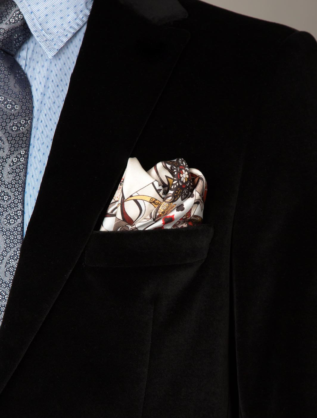 Festivals Of Kites Silk Printed Pocket Square