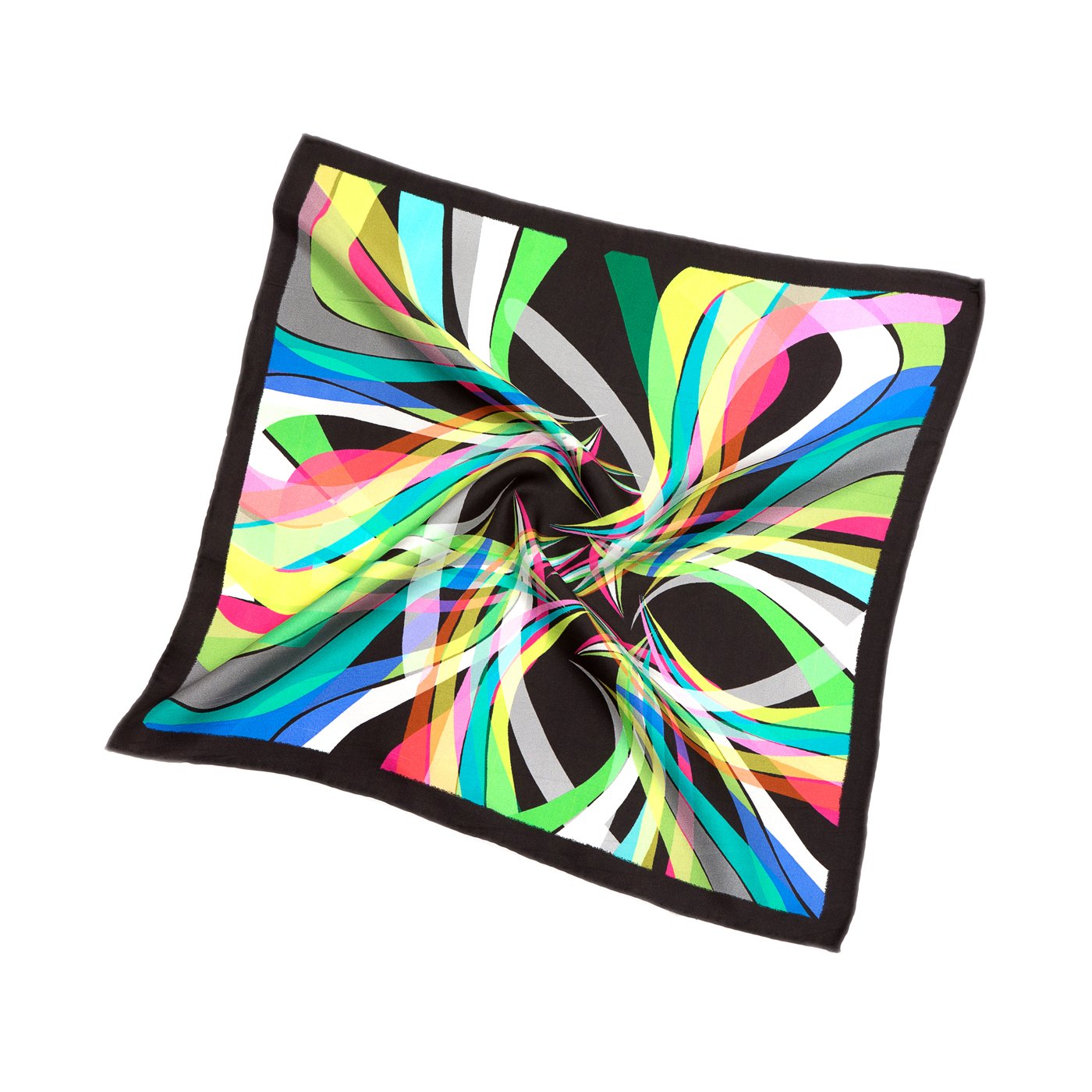 Mind Waves Silk Pocket Square