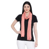 peach cotton stoles for ladies - Shingora