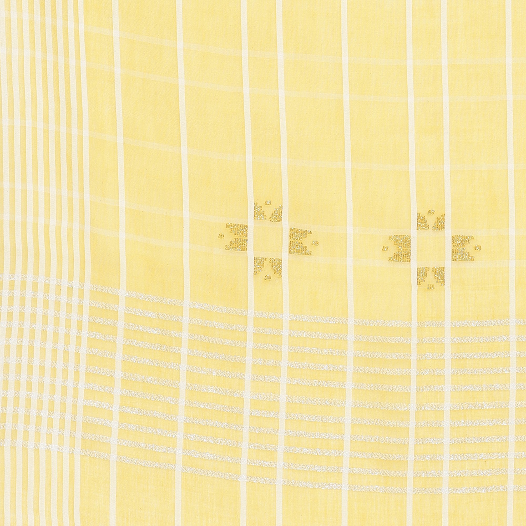 yellow cotton stoles for ladies - Shingora