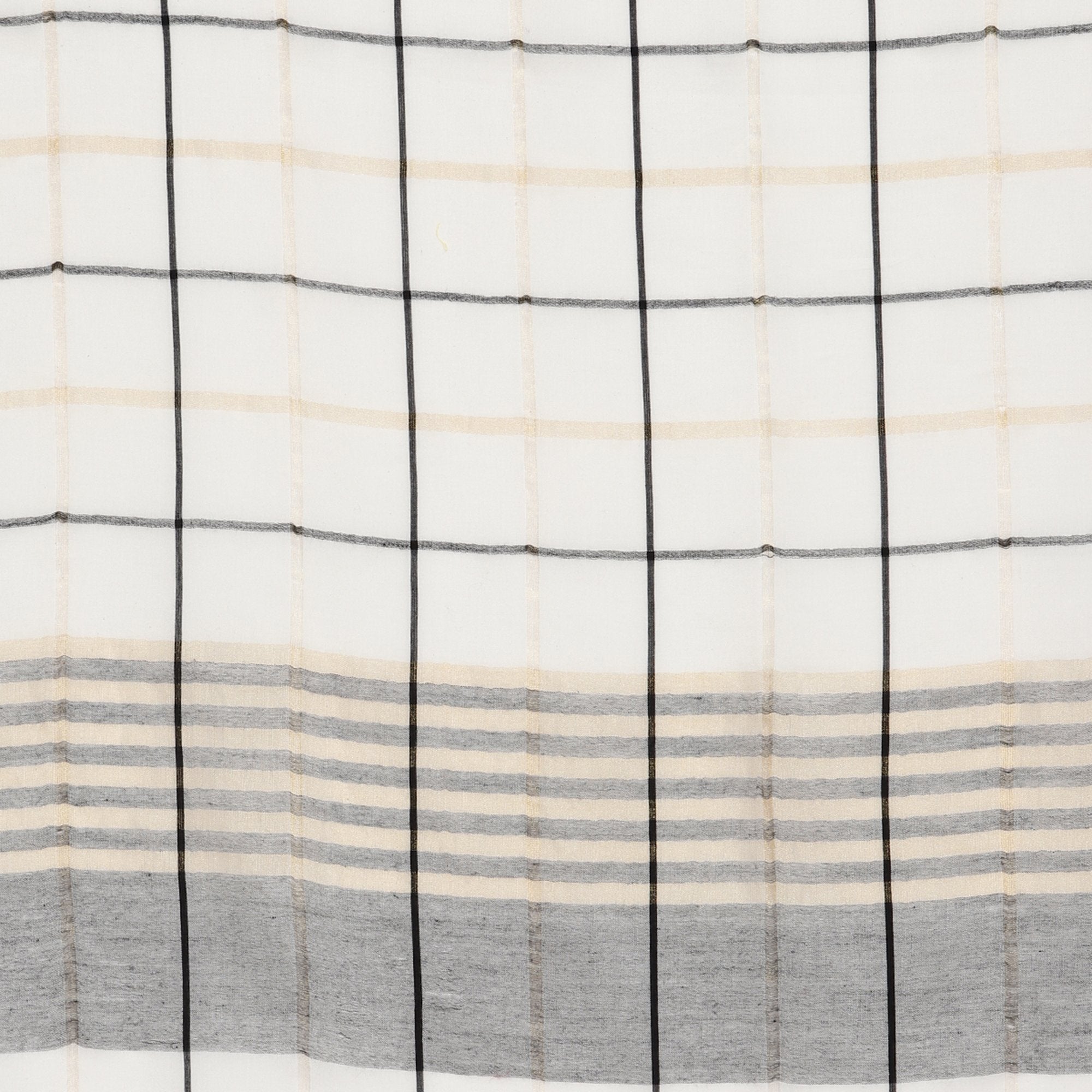 off white cotton stoles for ladies - Shingora