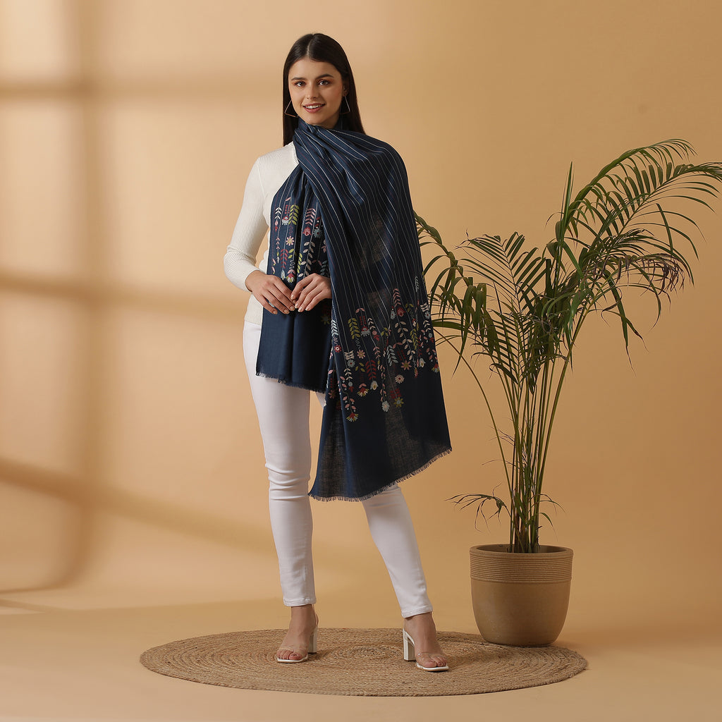 woolen stole for ladies -Shingora