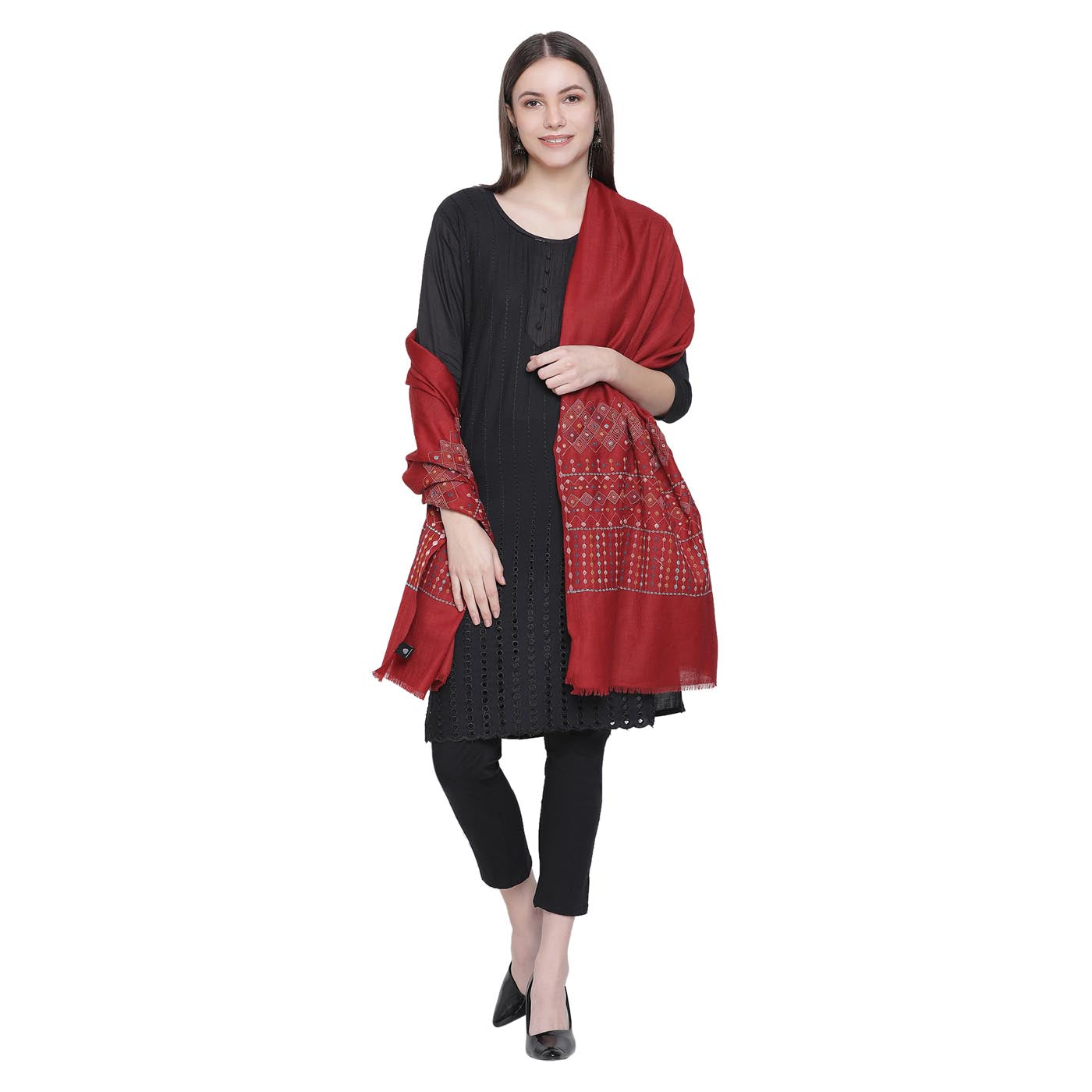 woolen stole for ladies -Shingora