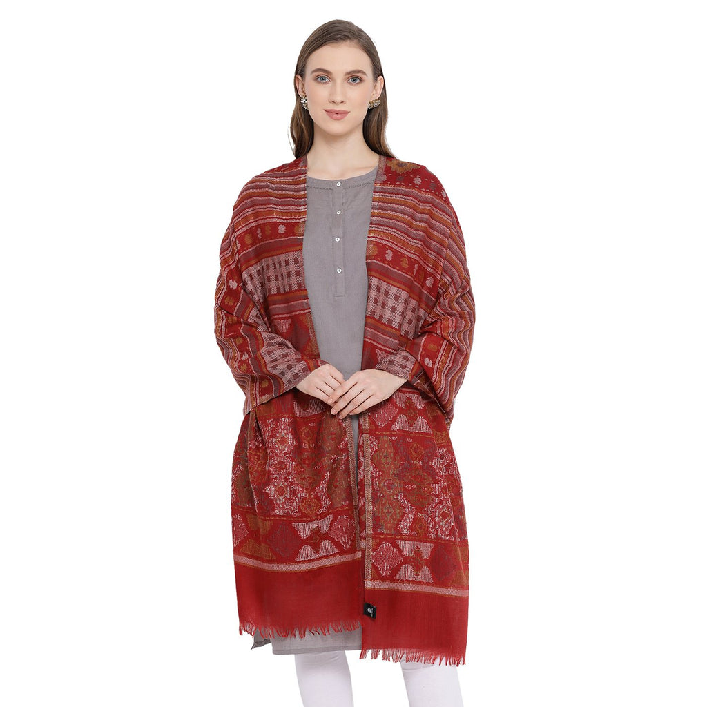 branded woolen stole for ladies - Shingora