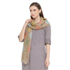 beige woolen stole for ladies - Shingora