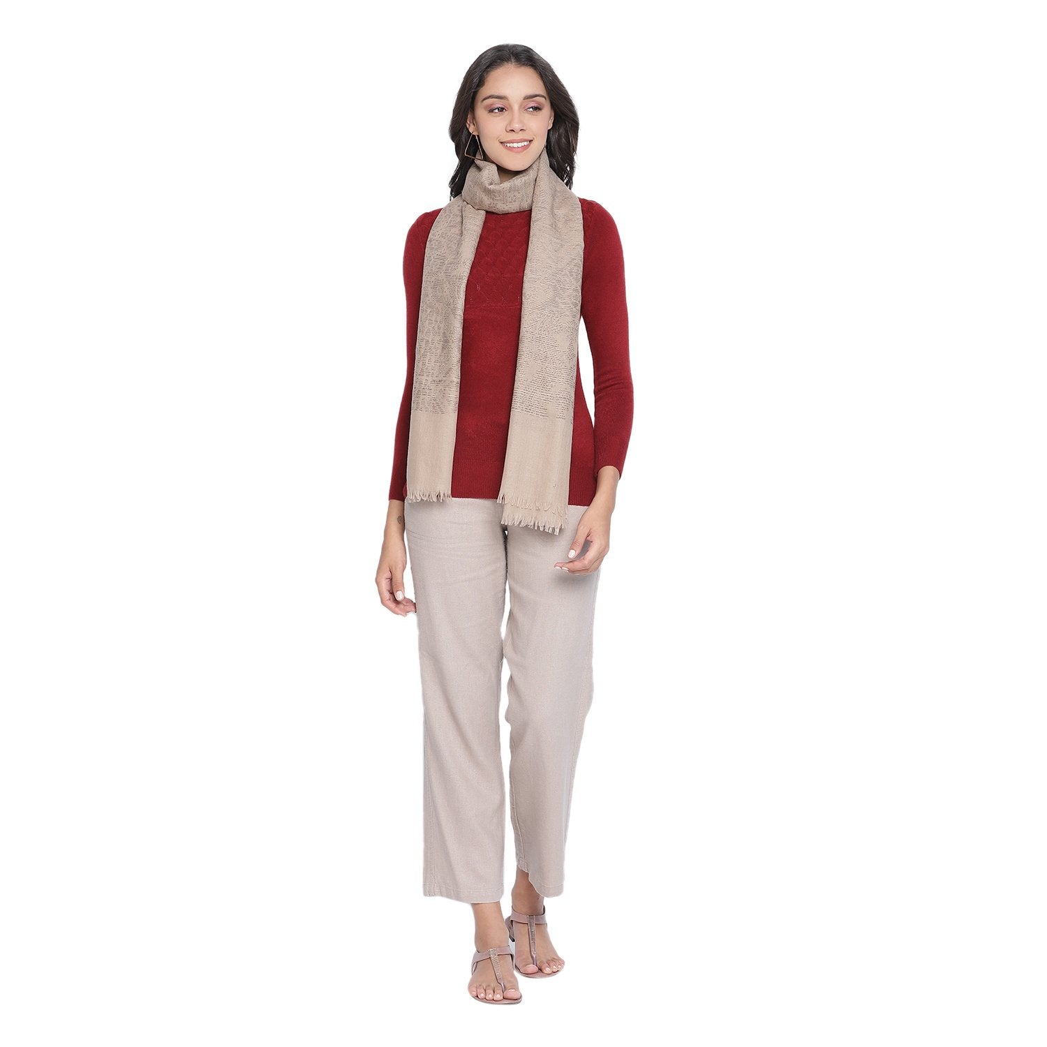 woolen stole for ladies -Shingora