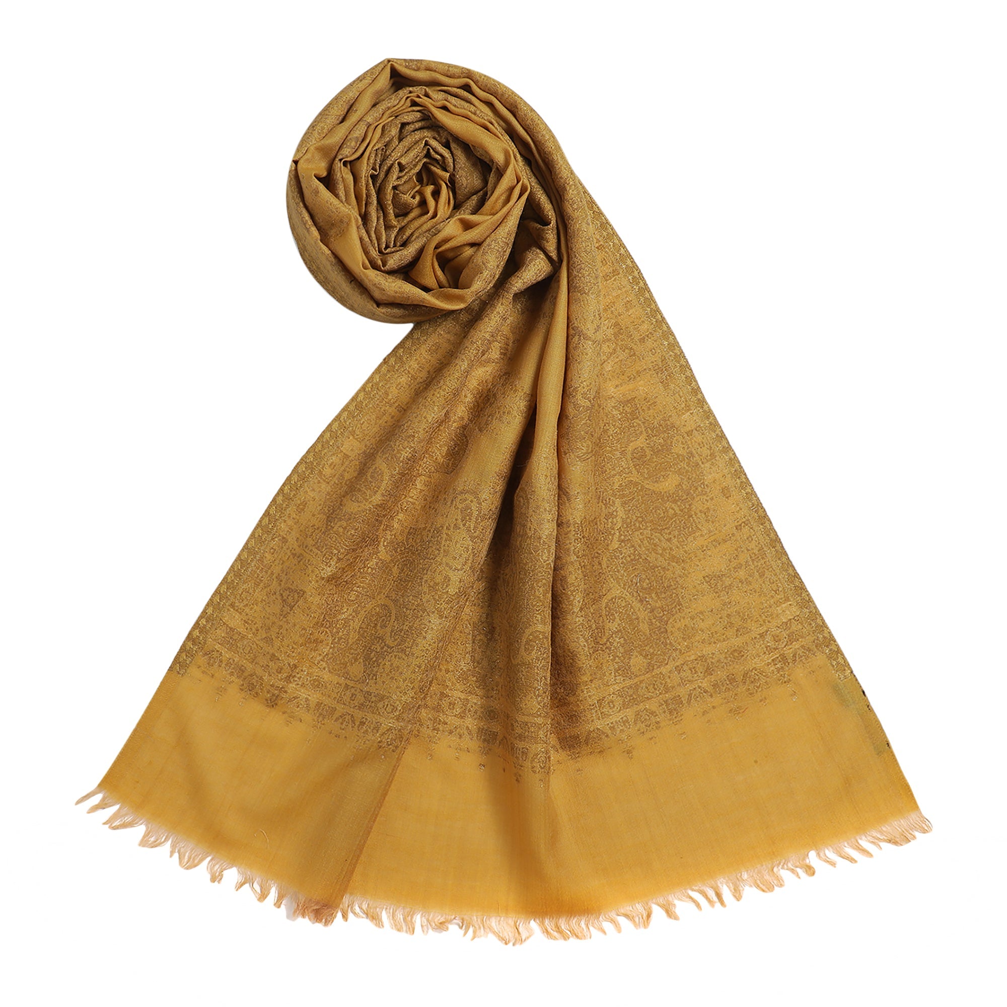 Saafia Warm Woolen Woven Design Stole