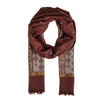 brown woolen stole for ladies - Shingora