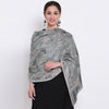 Peach cotton stoles for ladies - Shingora
