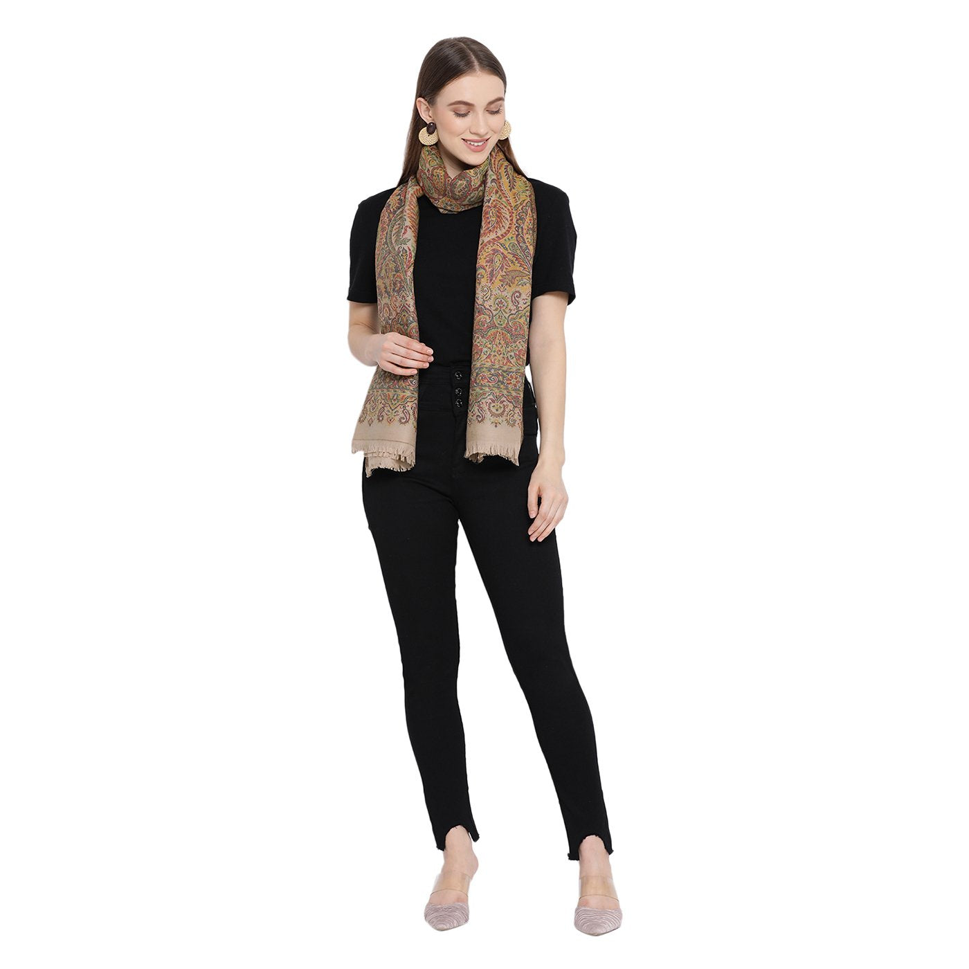 branded woolen stole for ladies - Shingora
