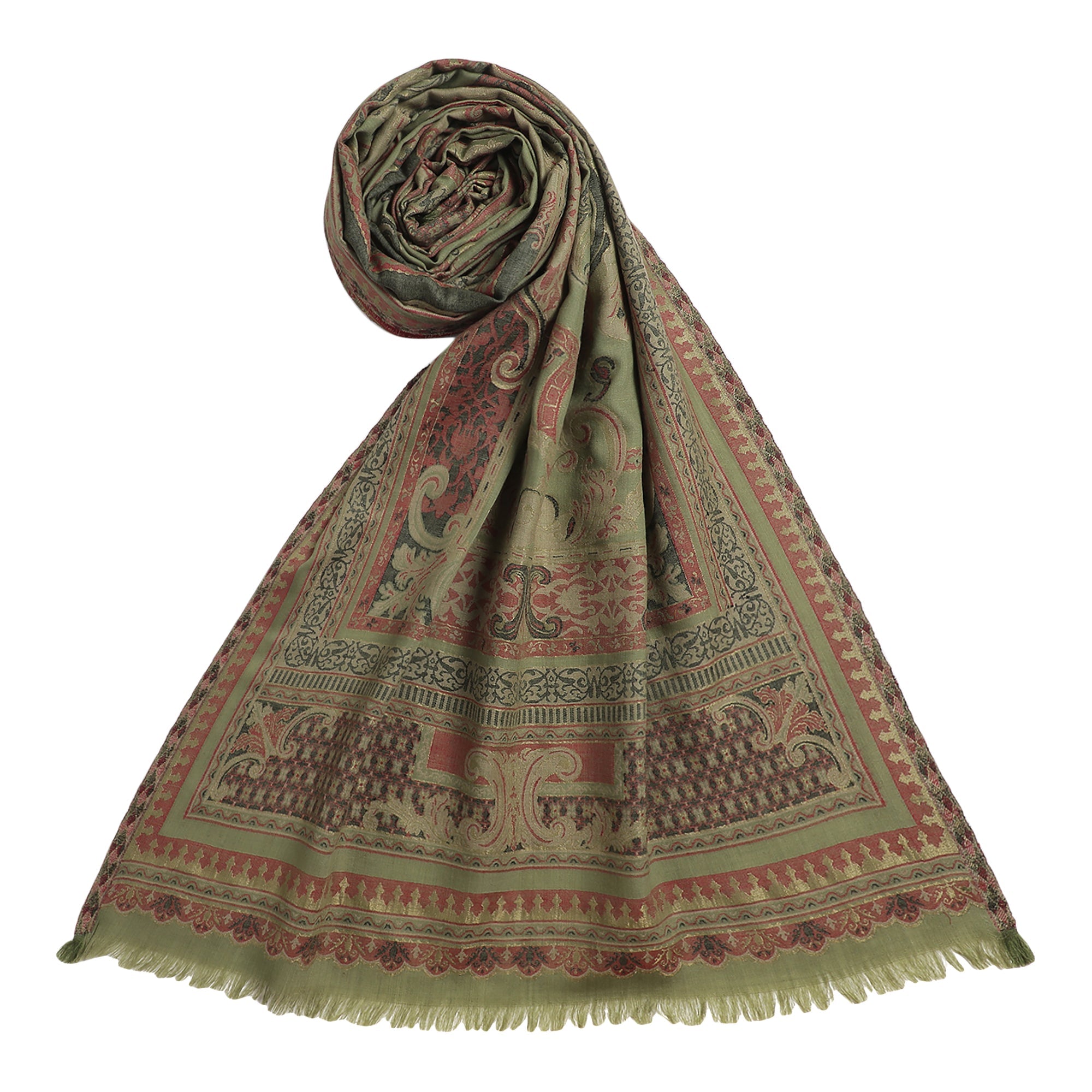 Urshia Woolen Woven Design Woolen Stole