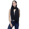 Black woolen stole for ladies - Shingora