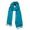 cyan woolen stoles for ladies - Shingora