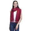 Red woolen stole for ladies - Shingora