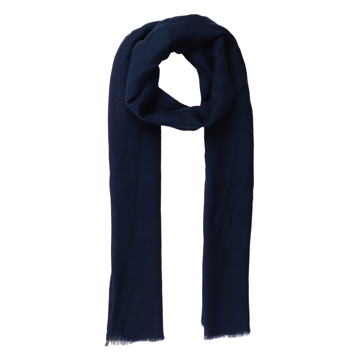 blue woolen stole for women - Shingora