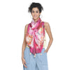 Floral Ombre Printed Design Silk Stole