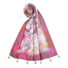 Floral Ombre Printed Design Silk Stole