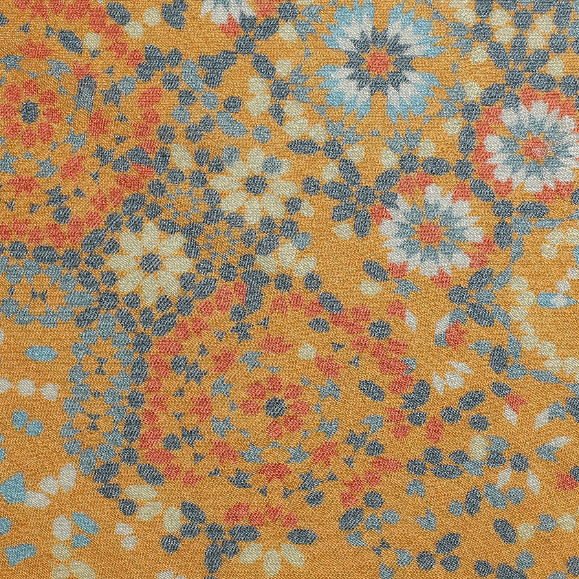 Gulzar: Silk Modal Dahlia Delight Printed Stole