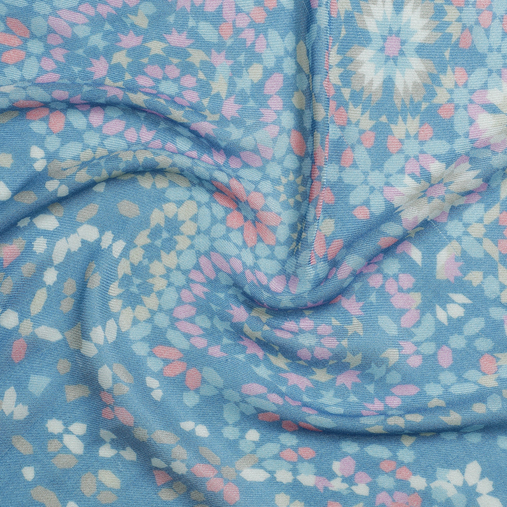 Gulzar: Silk Modal Dahlia Delight Printed Stole